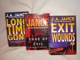 Set of 3 J.A. Jance Hardback Novels (Edge of Evil, Long Time Gone, Exit Wounds)
