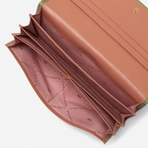 ウノ カンダ（UNO KANDA） 財布（リボン型押し長財布） レディス
