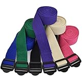 YogaAccessories (TM) 8' Cinch Buckle Cotton Yoga Strap