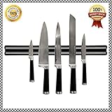 Magnetic Knife Holder: Super Strong Kitchen Knife Holder With Powerful Magnet|13 Inch Tool Bar Made Of Magnetized Steel, Deluxe & Sleek Feeling|Ideal For Any Modern Kitchen: by Zentone