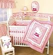 Lambs & Ivy Hello Kitty Princess 4 Piece Crib Bedding Set