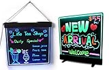 LED Lighted Open Signs Illuminated Displays Board LED Menu Message Writing Board Sign