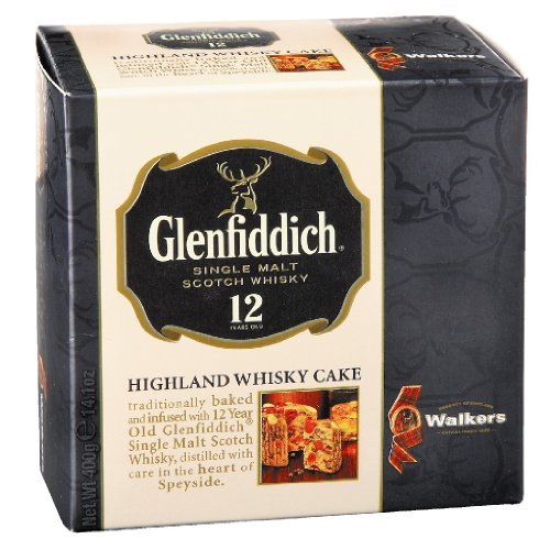 Walkers Glenfiddich Highland Whisky Cake Fruit Cake 14.1oz.