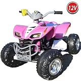 Quad ATV Elektro Kinder Auto Kinderauto Kinderfahrzeug Elektroauto TOP DESIGN pink/rosavon "crooza"