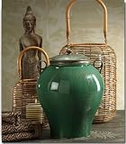 Chandara Patna Finish Ceramic Covered Urn
