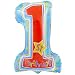 1st Birthday Boy One-derful SuperShape Balloon Party Accessory (1 count)