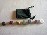 Chakra Reiki Healing Tumbled Stones with Velvet Pouch