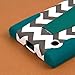 Nokia Lumia 730 / Lumia 735 Case, MPERO Impact X Series Dual Layered Tough Durable Shock Absorbing Silicone Polycarbonate Hybrid Kickstand Case for Lumia 730 / Lumia 735 - Teal Chevron