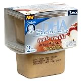 Review Gerber  / Gerber 2nd Foods Purees with DHA, Apple, Vanilla, Mixed Grain, 8-Count, 2-Pack, 3.5-Ounce Unit (Pack of 2)
