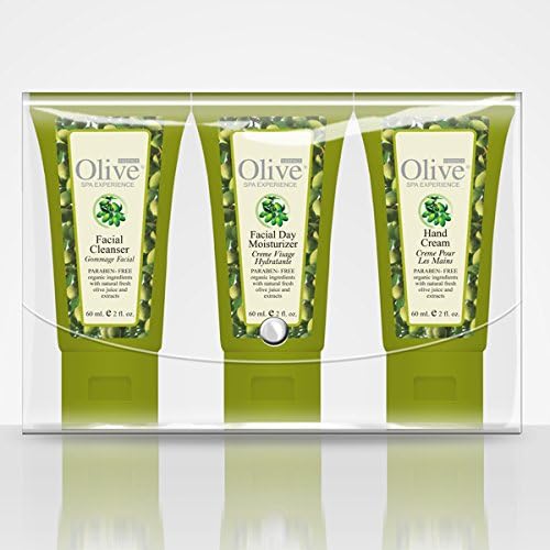Olive Essence Travel Kit, Paraben-free, 3pc Set