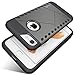 CoverON [Paladin Series] Fit New iPhone SE 2022 / SE 2020 / iPhone 8/7 Case, Protective Modern Style Hybrid Phone Case for Apple iPhone 8/iPhone 7 - Gunmetal Gray & Black