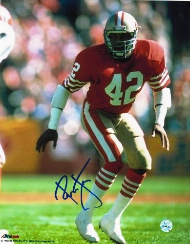 Ronnie Lott Signed 49ers 8x10 Photo