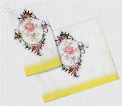 Miniature Yellow 1:48 Guest Towel Kit by Lindee's Little Linens