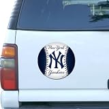 New York Yankees 7 3/4 Baseball Team Logo Car Magnet