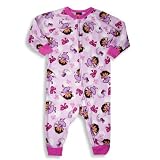 Dora The Explorer by Nick Jr. - Toddler Girls Blanket Sleeper, Rasberry (Size 2T)
