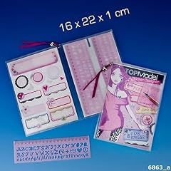 Top Model Sticker Design Set mit Schablone Aufkleber uvm 6863 [Spielzeug]
