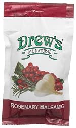 Drew's All Natural Rosemary Balsamic Dressing, 1.5-Ounce Single Serve Packets (Pack of 60)