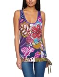 Desigual Timacase - T-Shirt - Femme - Violet -M