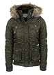 Eight2Nine Women Winterjacke mit Kapuze (abnehmbar) olive