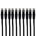 TecBillion 3 Feet Cat6 Ethernet Patch Cable - RJ45 Computer Networking Cord, Pack of 10 (Black)