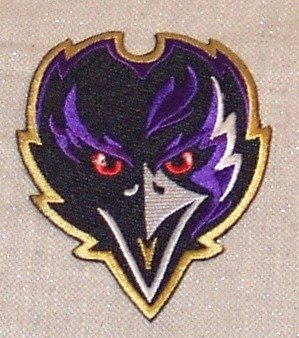 Baltimore RAVENS NFL Team Embroidered Crest Logo PATCH
