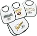 NFL Infant/Toddler Boys' 4-Piece Bib and Burp Set (Team Color, One Size)