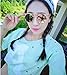 Sunny&Love Small Retro-Vintage Style Round Metal Circle Sunglasses