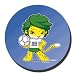 2.25" Refrigerator Button Magnet - South Africa 2010 - Fifa - World Cup Mascot "Zakumi"