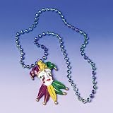 Mardi Clown Necklace