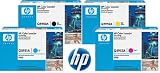 HP Q5950A Q5951A Q5952A Q5953A Toner Cartridge Set (1 ea of Black / Cyan / Yellow / Magenta)