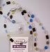 ID Necklace with Safety Breakaway Clasp Multi Colored Beads