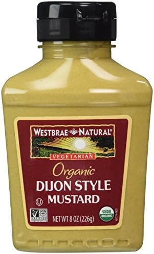 Westbrae Natural Organic Dijon Style Mustard, 8 Ounce (Pack of 12)