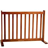 Small Free Standing Pet Gate Medium Cherry