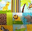 SheetWorld Fitted Oval Crib Sheet (Stokke Sleepi) - Safari Patch - Made In USA
