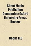 Produkt-Bild: Sheet Music Publishing Companies: Oxford University Press, Boosey