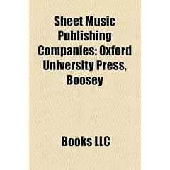 Sheet Music Publishing Companies: Oxford University Press, Boosey