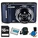 Samsung WB30F Smart Wi-Fi Digital Camera (black) Premium kit with a 16GB card, Lithium ion battery, Digpro case and a cleaning kit.