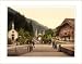 Entrance to gorge Hollenthal Black Forest Baden Germany, c. 1890s, (L) Library Image