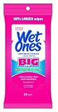 Wet Ones Big Ones Antibacterial Hand and Face Wipes, 35-Count (Pack of 5)