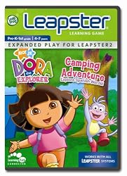 LeapFrog Leapster Learning Game Dora's Camping Adventure