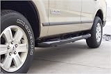 SteelCraft Cab Length 3 Side Step Nerf Bars Black Jeep Wrangler 2007 to 2008 (2DR)