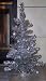 Silver Mini Tinsel Aluminum 2' Artificial Christmas Tree Table Top