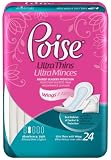 Poise Ultra Thin Light Pads With Wings 24ct, 0.68 Boxes (Pack of 6)