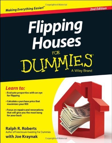Flipping Houses For Dummies by Roberts, Ralph R., Kraynak, Joseph (2014) Paperback