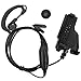AOER PTT MIC Earpiece for Motorola Radio GP9000 GP1200 MTS2000 XTS3000 XTS3500 XTS5000 MT1500 MT2000
