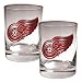 Detroit Red Wings NHL 2pc Rocks Glass Set - Primary Logo by Great American Products