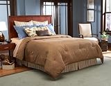 - Tan Clifton 8pc Comforter Set - King
