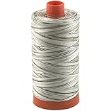 Aurifil Thread 4667 Nutty Nougat (Variegated Cream, Tan, Brown) Cotton Mako 50wt Large Spool 1300m