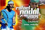 Rafael Nadal 2009 Official Calendar