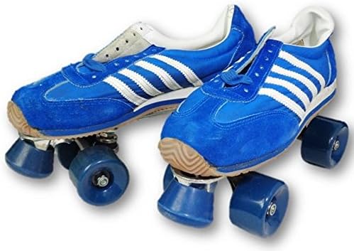 Blue and White Sneaker Vintage Style Roller Skates Mens Size 10